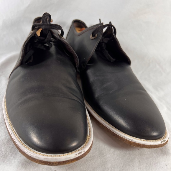 LOUIS VUITTON Brown Leather Lace Up Classic Oxfords Made in Italy 10 11US - Picture 8 of 17